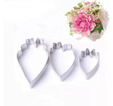 SHREDDED PEONY FLOWER PETAL CUTTERS SET  A389